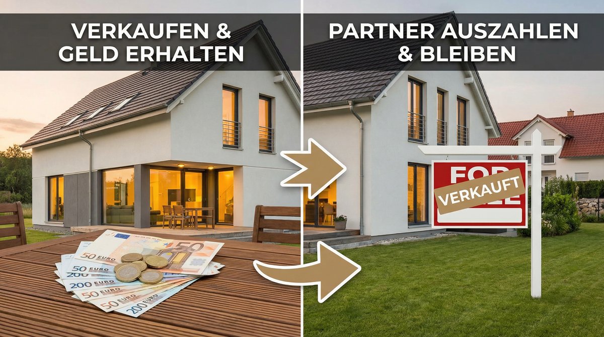 Immobilie bei Trennung – Verkauf oder Auszahlung?